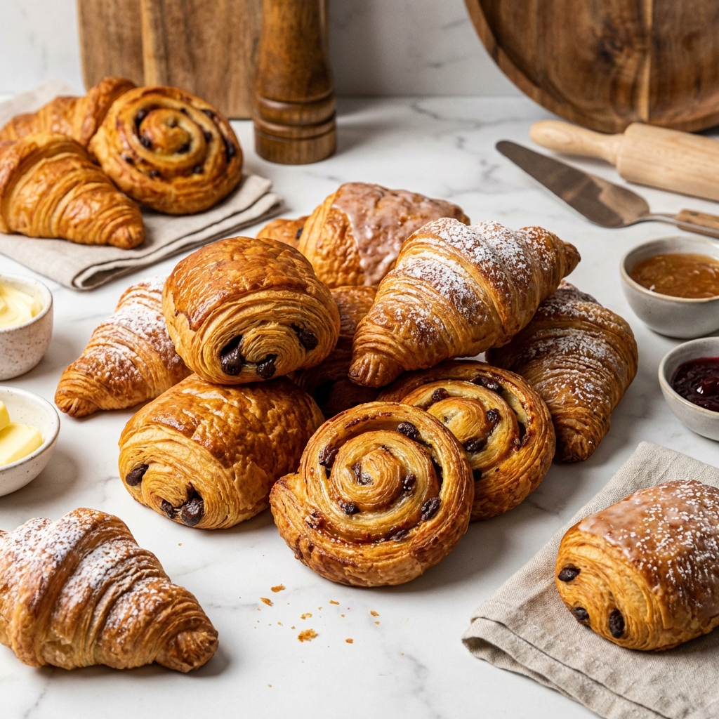 Viennoiseries fraiches du matin
